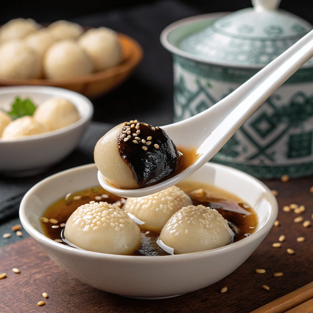 glossy Tang Yuan ball