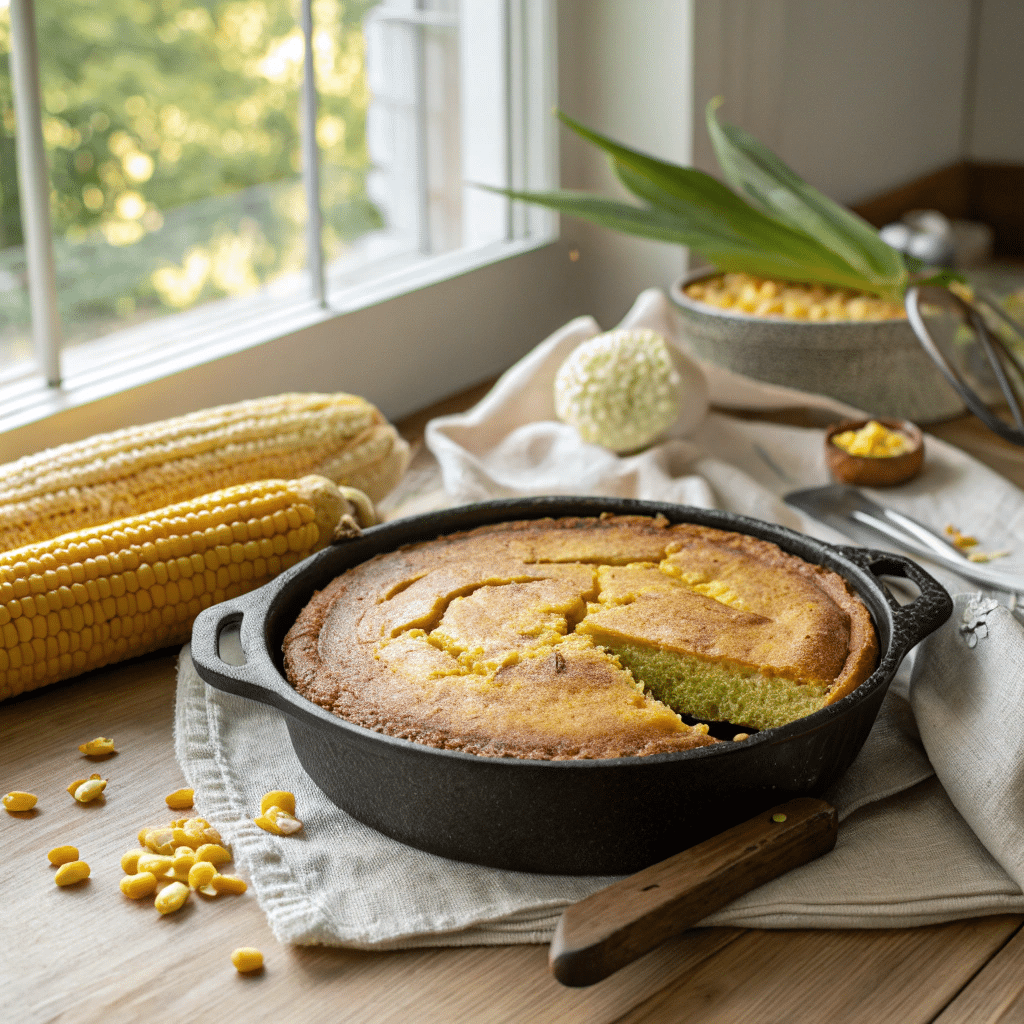 Whole pastel de elote cake