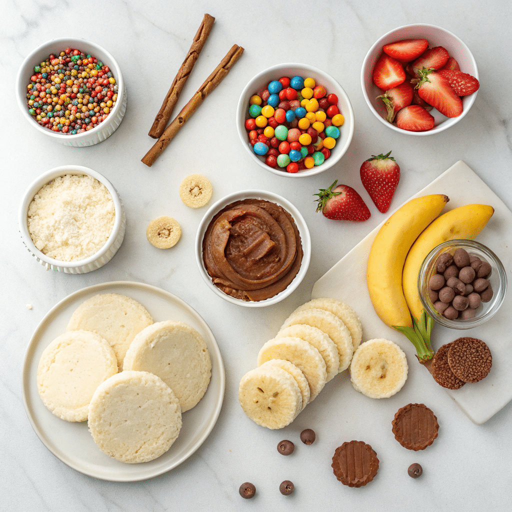 ingredients for rice cake monsters