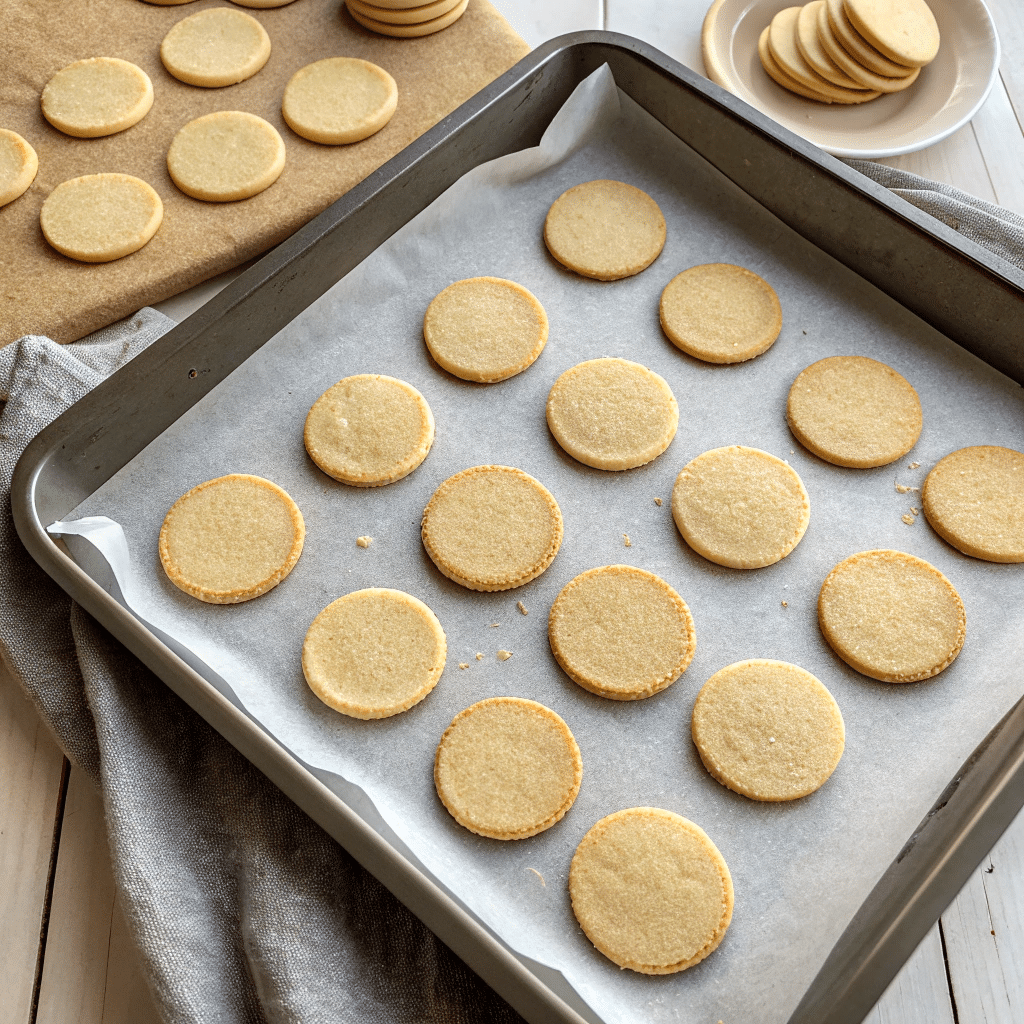 tray of freshly baked cookies