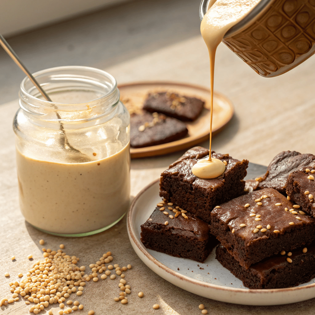 jar of creamy tahini
