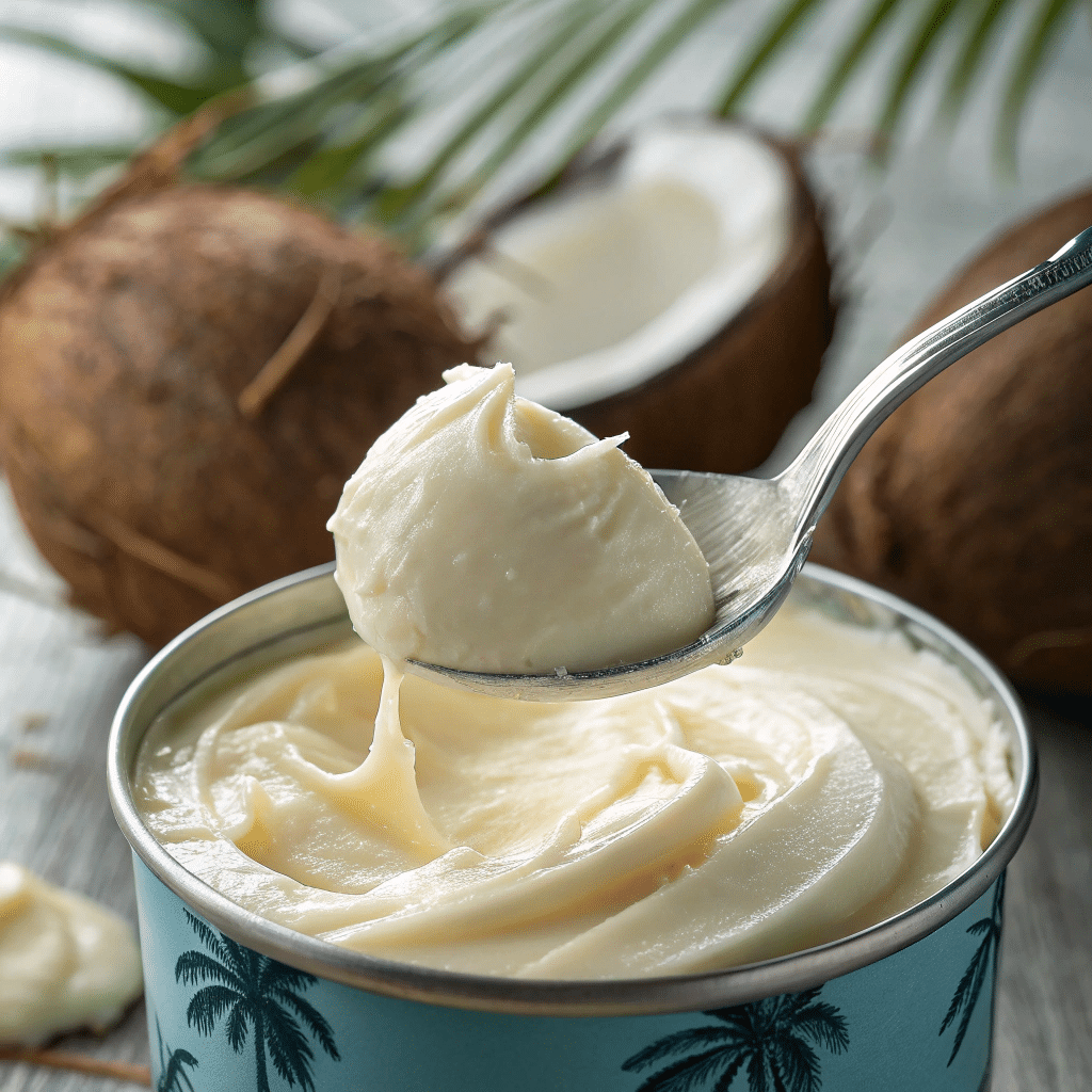 velvety coconut cream