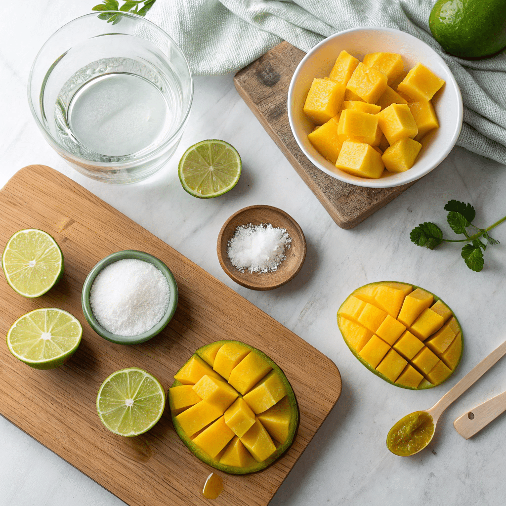 mango sorbet ingredients