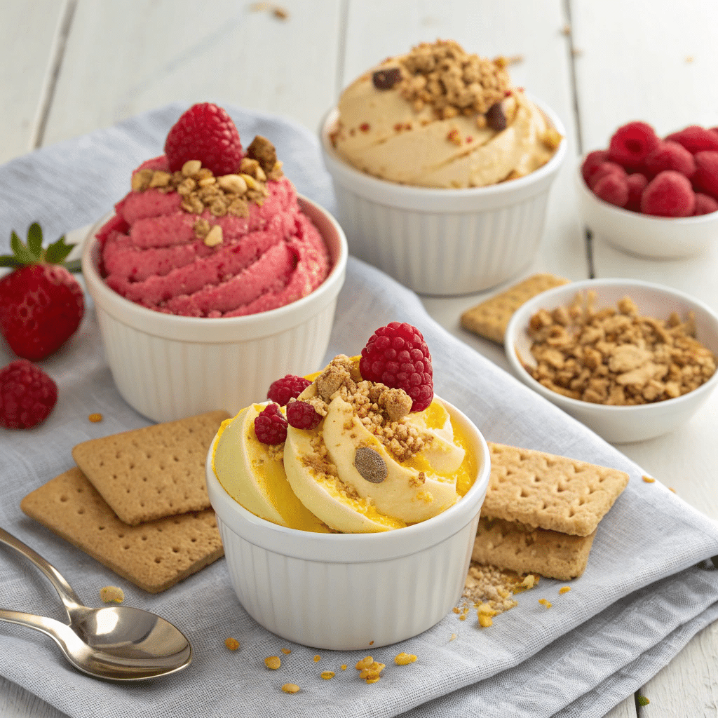 lemon raspberry frozen yogurt