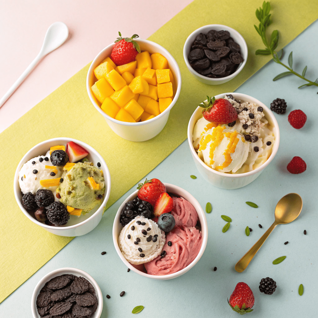 4 cups of rolled ice cream