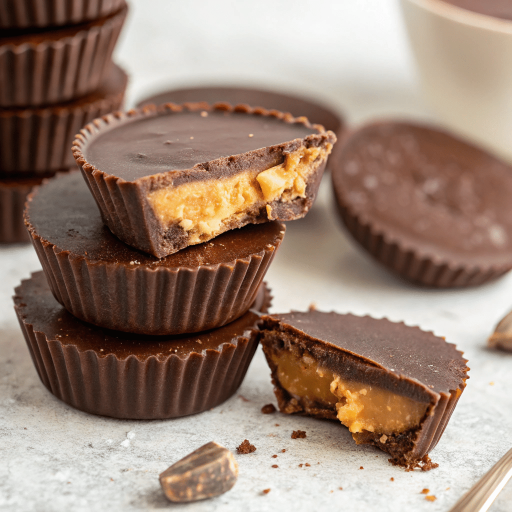 Frozen chocolate peanut butter cups