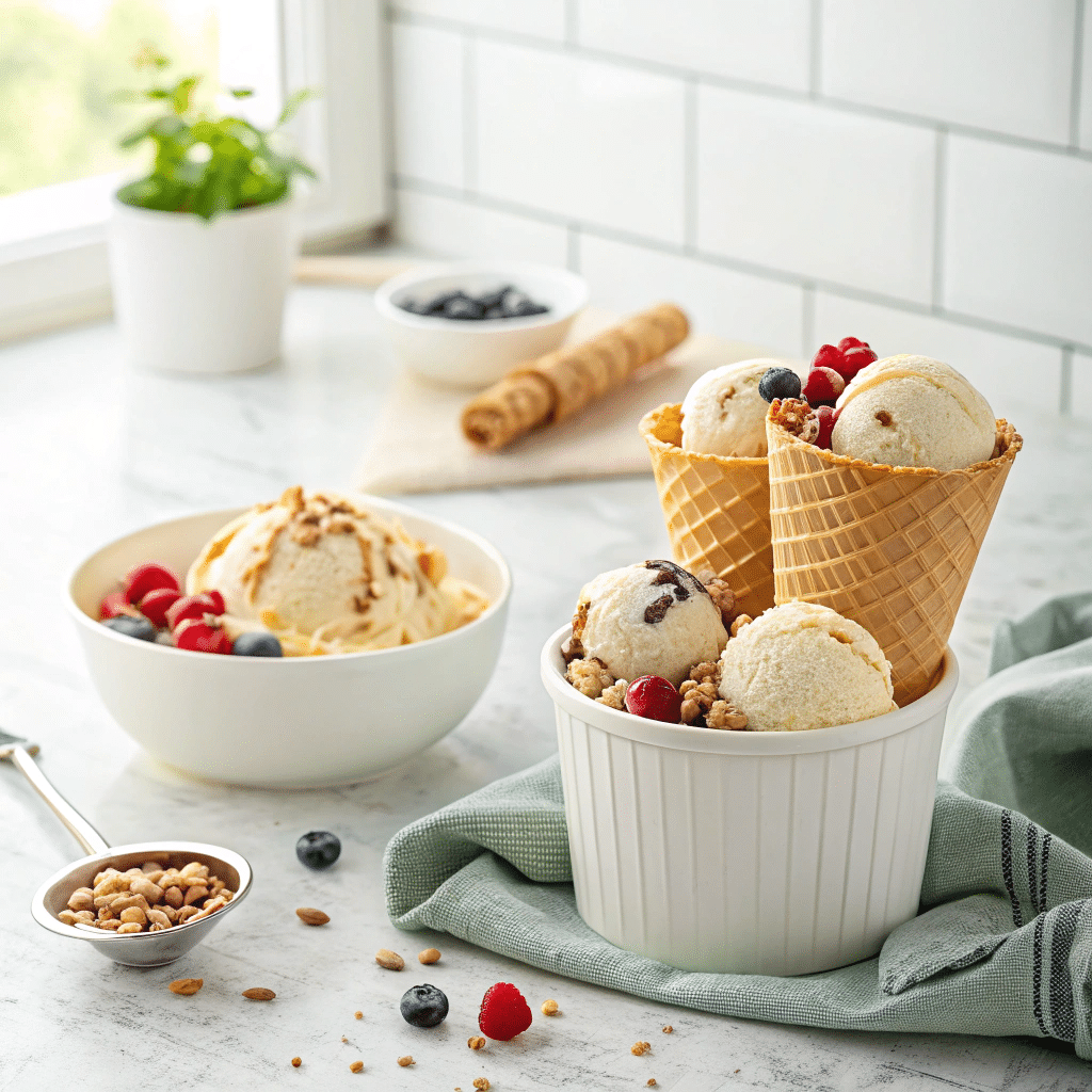 Rolled Ice Cream vs. Traditional Ice Cream