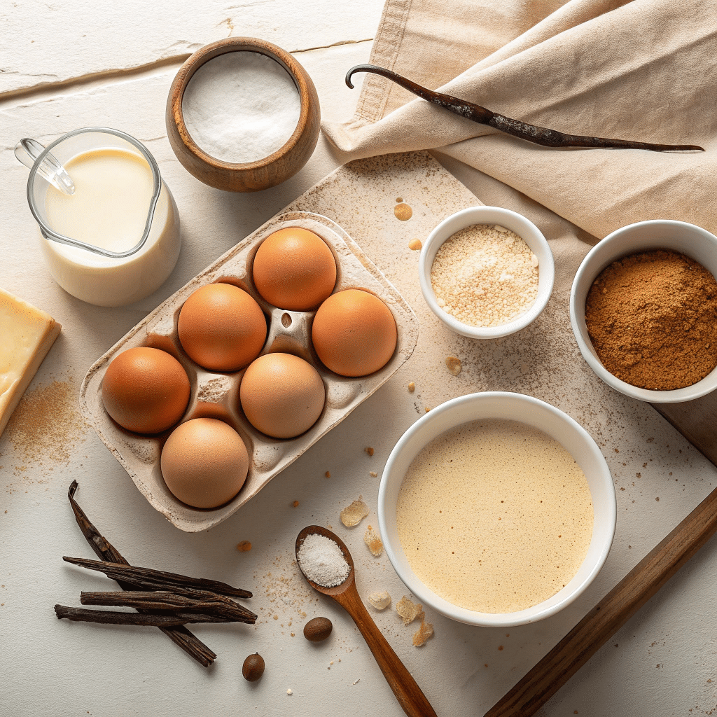flan ingredients