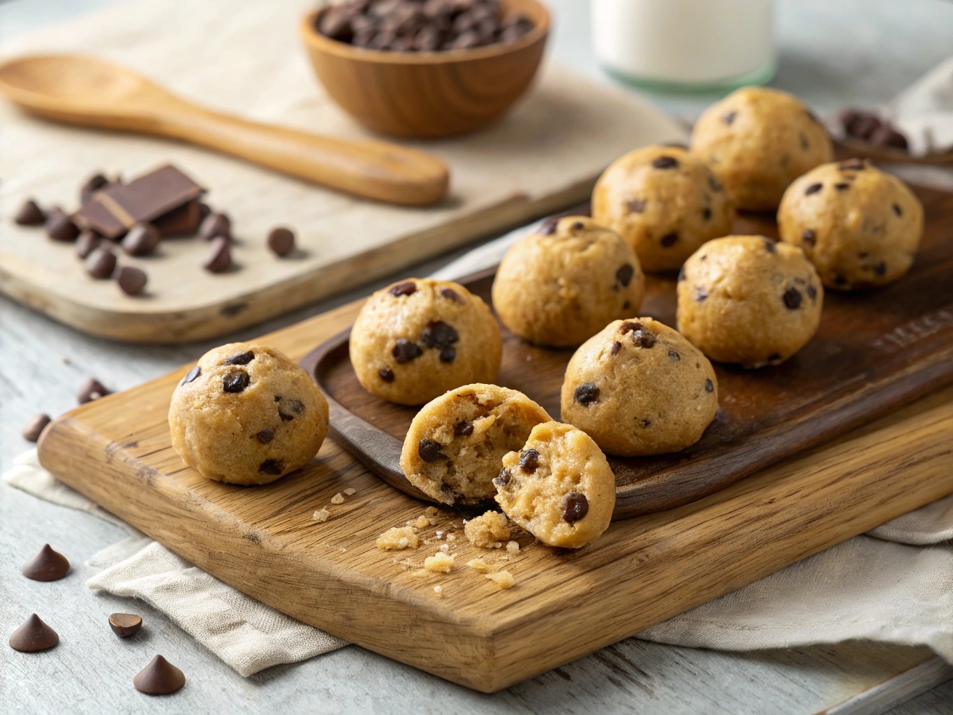 Chocolate Chip Cookie Dough Bites