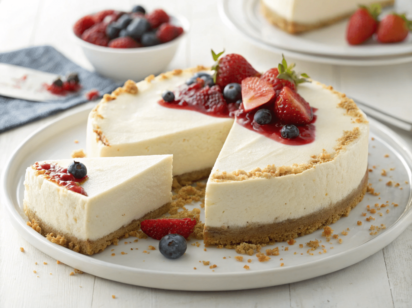 Creamy No-Bake Cheesecake