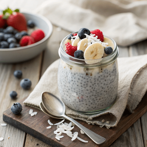 Chia Seed Pudding with Coconut