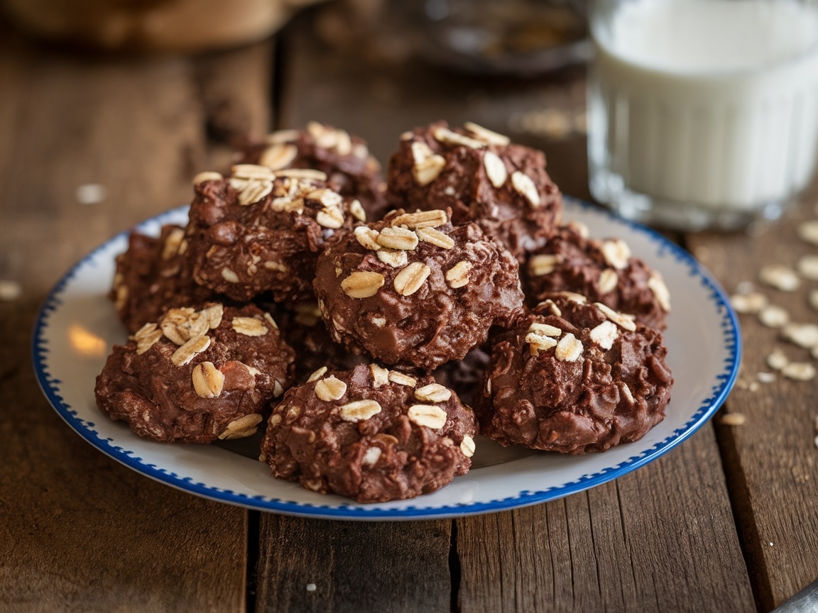 The Best No-Bake Chocolate Oatmeal Cookies