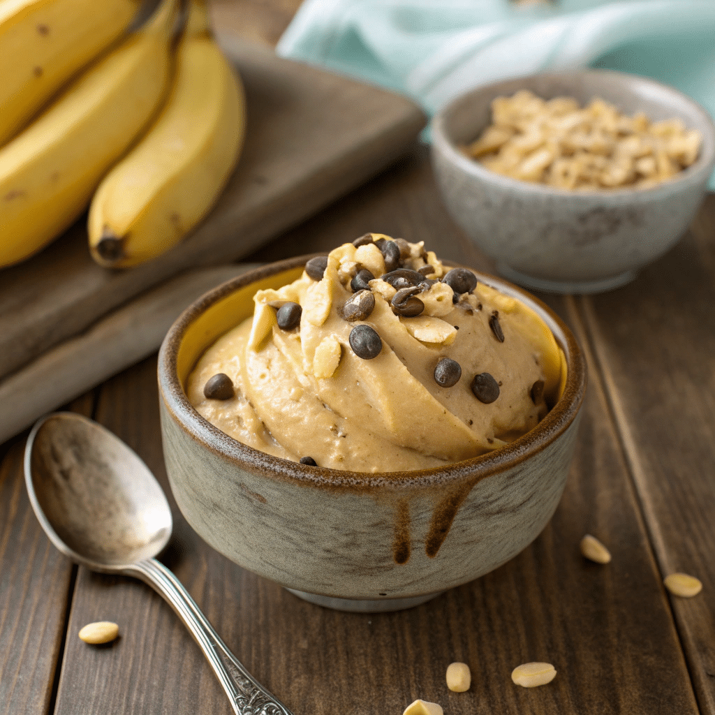 Creamy Peanut Butter Banana Ice Cream – Easy & Healthy Treat!