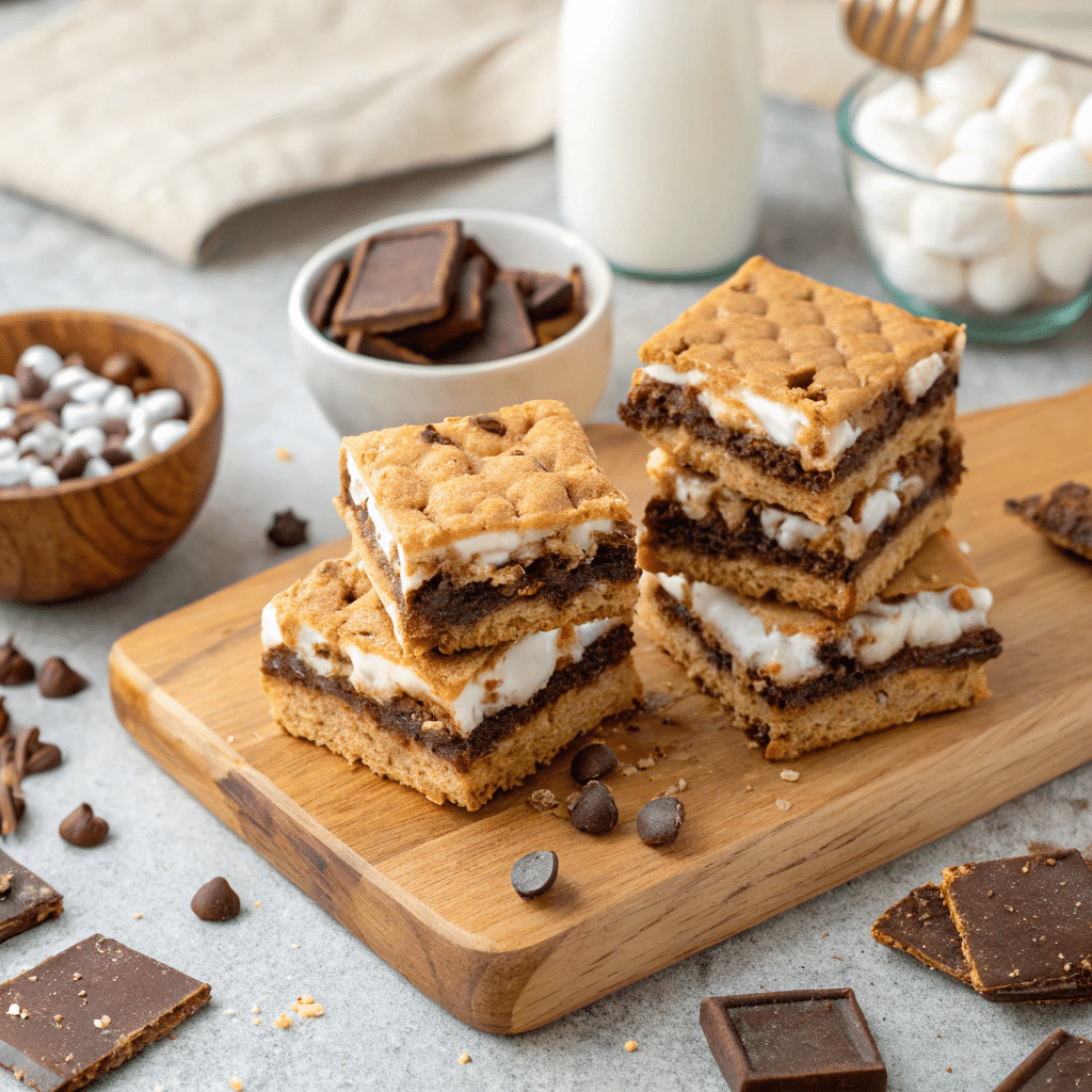 Delicious No-Bake S'mores Bars Recipe