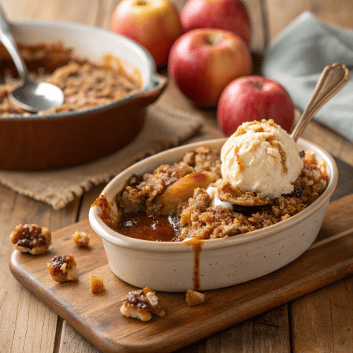 Caramel Apple Crumble Recipe