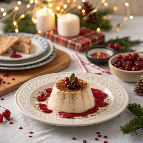 Eggnog Panna Cotta Recipe