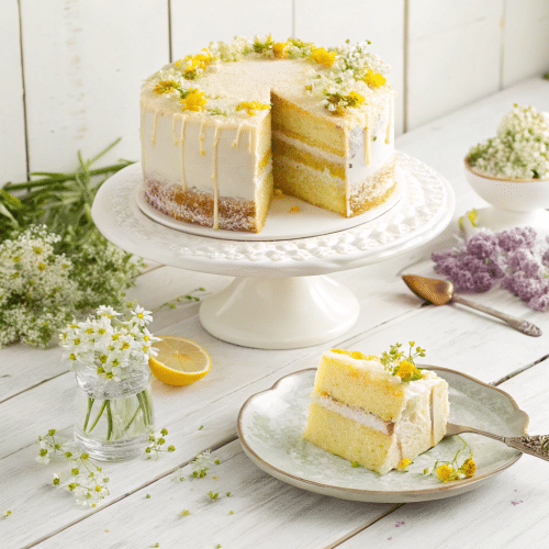 Lemon Elderflower Cake Recipe