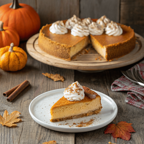 Pumpkin Spice Cheesecake Recipe