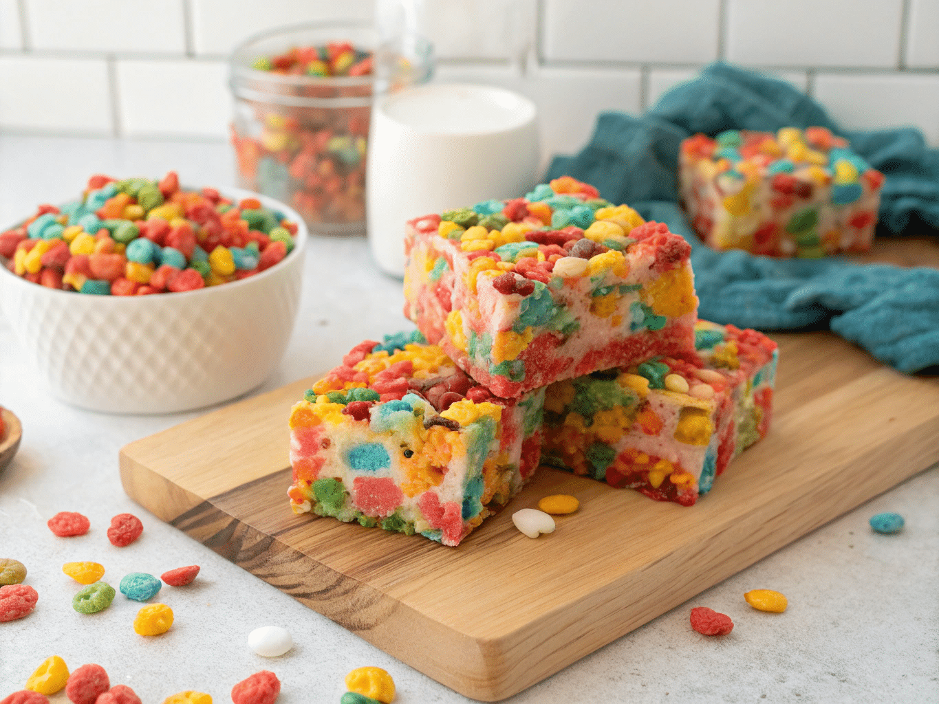 Fruity Pebble Marshmallow Treats